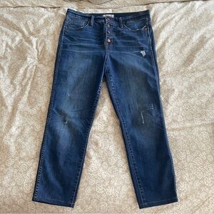 Madewell 10” high rise skinny jeans 32